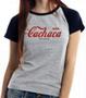 Imagem de Camiseta Baby Look Blusa Feminina  Beba Cachaça