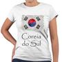 Imagem de Camiseta Baby Look Coreia do Sul Bandeira País