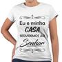 Imagem de Camiseta Baby Look Eu E Minha Casa Serviremos ao Senhor