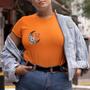 Imagem de Camiseta Baby Look Feminina Camisa Estampada Lua T-shirt Plus Size Manga Curta