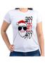 Imagem de Camiseta Baby look feminina papai noel hohoho natal