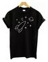Imagem de Camiseta Baby Look Foguete Camisa Feminina Tumblr Universo
