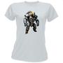 Imagem de Camiseta Baby Look Guerreiro Urso Cyborg