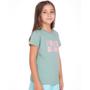 Imagem de Camiseta Baby Look Infantil em Meia Malha com Estampa