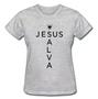 Imagem de Camiseta Baby Look Jesus Salva Gospel Religioso Camisa Feminina