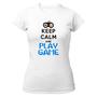 Imagem de Camiseta Baby Look Keep Calm and Play Game