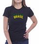 Imagem de Camiseta Baby Look T-Shirt Brasil Copa do Mundo Futebol Torcida