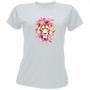 Imagem de Camiseta Baby Look Yeshua flores rosa