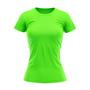 Imagem de Camiseta Babylook Feminina Lisa DryFit Uv Verde Neon