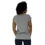 Camiseta Babylook Feminina MXD Conceito Leão Estiloso Imagem de Camiseta Babylook Feminina MXD Conceito Leão Estiloso