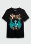 Camiseta Banda Ghost Preta Rock Metal Opus Eponymous OF0107 RCH - Consulado Do Rock Imagem de Camiseta Banda Ghost Preta Rock Metal Opus Eponymous OF0107 RCH