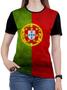 Imagem de Camiseta Bandeira Portugal Feminina blusa