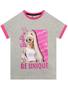 Imagem de Camiseta Barbie Feminina Cinza 3T