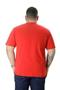 Imagem de Camiseta Básica Gola Redonda Lisa Plus Size Vermelha