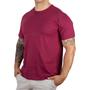 Imagem de Camiseta Básica Lisa Masculina Manga Curta Algodão Slim Fit Diversas Cores
