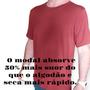 Imagem de Camiseta básica masculina anti odor não amassa tech modal print rip liocel