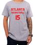 Imagem de Camiseta Basquete Atlanta Basketball Número 15 Esportiva