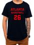 Imagem de Camiseta Basquete Atlanta Basketball Número 26 Esportiva