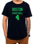 Imagem de Camiseta Basquete Boston Basketball Número 4 Esportiva