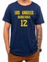 Imagem de Camiseta Basquete Los Angeles Basketball Número 12 Esportiva