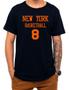 Imagem de Camiseta Basquete New York Basketball Número 8 Esportiva