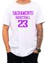 Imagem de Camiseta Basquete Sacramento Basketball Número 23 Esportiva