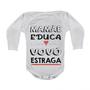 Imagem de Camiseta Bebê Manga Curta Estampado Frase Mamãe Educa