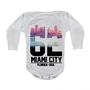 Imagem de Camiseta Bebê Manga Curta Estampado Miami Florida