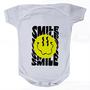 Imagem de Camiseta Bebê Manga Curta Estampado Smile Emoji Sorriso