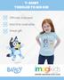 Imagem de Camiseta Bluey Bingo Birthday Toddler Boy Girl Blue 4T