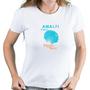 Imagem de Camiseta blusa Amalfi Manga curta baylook feminina Moda Atual