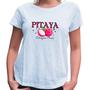 Imagem de Camiseta blusa feminina babylook manga curta Pitaya Moda Gringa