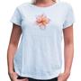 Imagem de Camiseta blusa feminina babylook Vibe Tropical manga curta  Moda Gringa