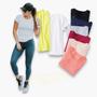 Imagem de Camiseta Blusa Fitness Casual Feminina BABYLOOK ALGODÃO 307