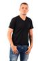 Imagem de Camiseta Blusa Masculina Lisa Gola V Básica Algodão Gostoso Trabalho Uniforme Tradicional Linha Premium
