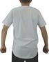 Imagem de Camiseta Blusa Masculina Long Line Oversize Swag Branca