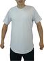 Imagem de Camiseta Blusa Masculina Long Line Oversize Swag Branca