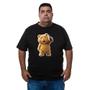 Imagem de Camiseta Blusa Plus Size Masculina Algodao Estampa Ted Cervejeiro Com Abridor De Garrafa Piscina