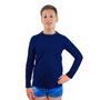 Imagem de Camiseta Blusa Térmica Manga Longa Proteção UV Infantil Malha Fria Filtro Solar Moda Praia Verão 2024 Piscina