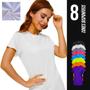 Imagem de Camiseta Blusinha Dry MALHA FRIA POLIAMIDA Tecido Furadinho feminina Academia Corrida Yoga 608