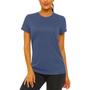 Imagem de Camiseta Blusinha Dry Tecido Furadinho feminina Academia Yoga Corrida 617
