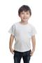 Imagem de camiseta branca lisa infantil 100% algodão macia confortável vários tamanhos de 2 a 16