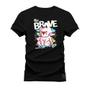 Imagem de Camiseta Brave Plus Size Grande Gola Redonda Estampa Digital