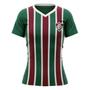 Imagem de Camiseta Braziline Volcano Fluminense Feminino - Vinho e Verde