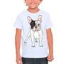 Imagem de Camiseta Buldogue Francês Pet Dog Cachorro Branca Infantil04