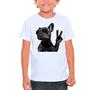 Imagem de Camiseta Buldogue Francês Pet Dog Cachorro Branca Infantil06