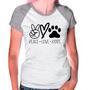 Imagem de Camiseta Cachorro Pet Dog Cinza Branco Feminina 05