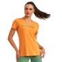 Imagem de Camiseta Caju Brasil UV com Silk Caramelo - Feminino