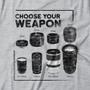 Imagem de Camiseta Camera Weapons Studio Geek