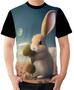 Imagem de Camiseta Camisa Ads Coelho Coelhinho Branco Filhote Floresta 2